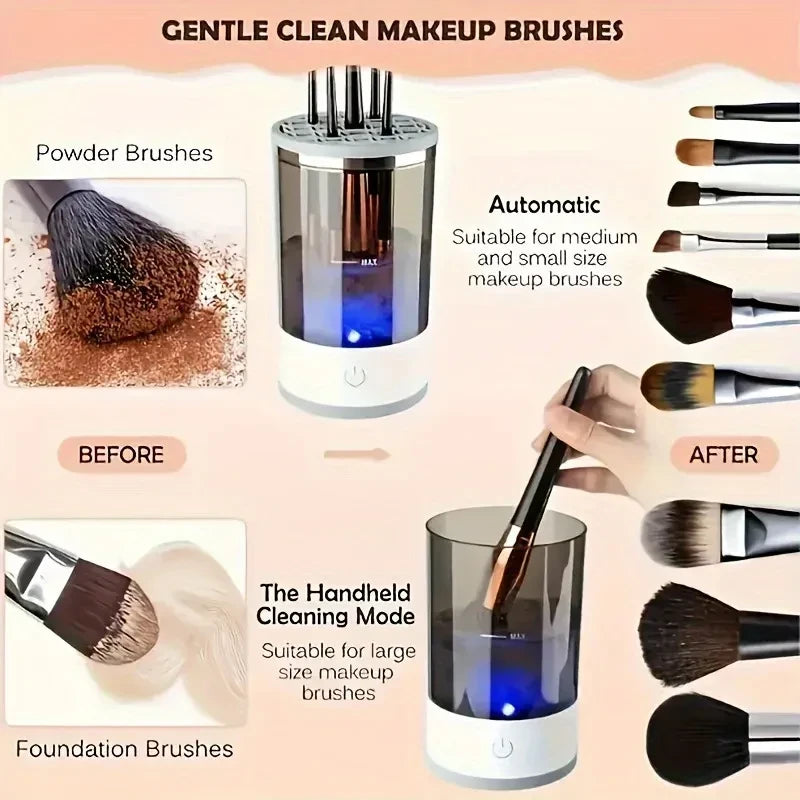 Nettoyeur de pinceaux de maquillage USB
