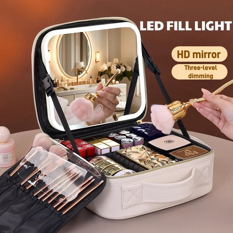 Mallette de Maquillage Lumineuse de Voyage
