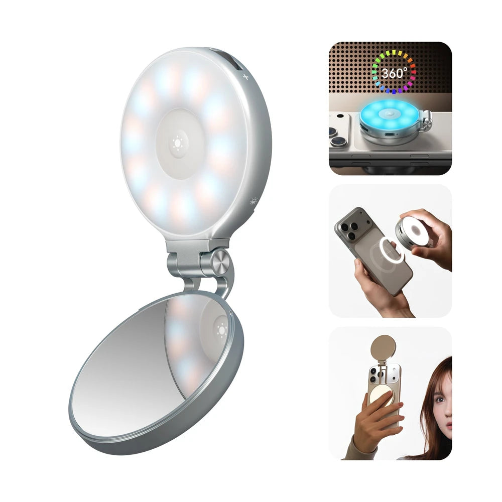 Anneau Lumineux Selfie Magnétique RGB