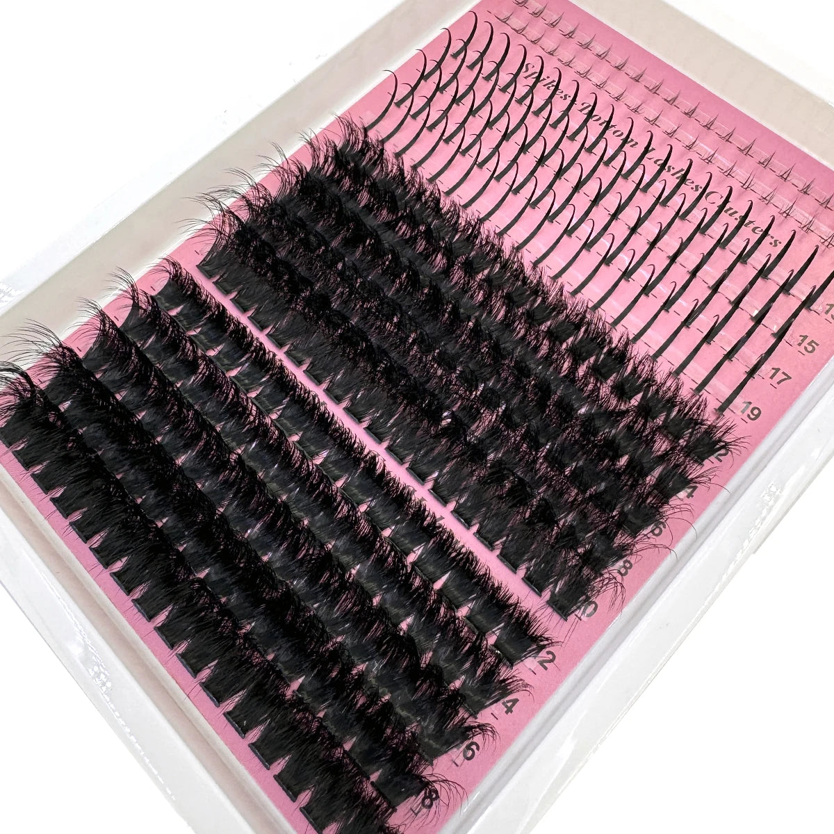 Cils en Grappes Spiky – 15 Pièces