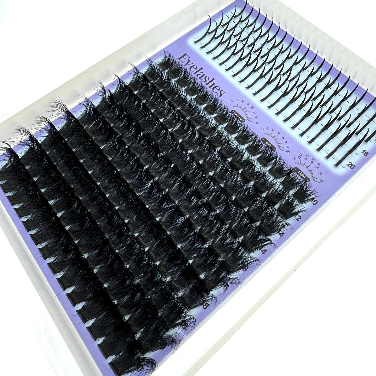 Cils en Grappes Spiky – 15 Pièces