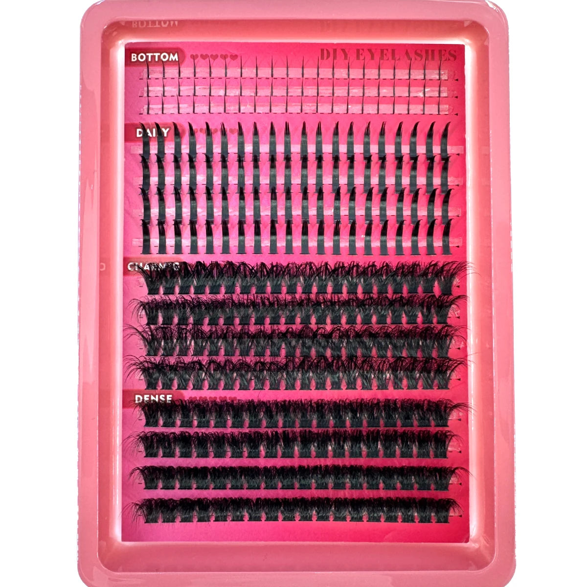 Cils en Grappes Spiky – 15 Pièces