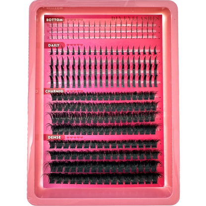 Cils en Grappes Spiky – 15 Pièces