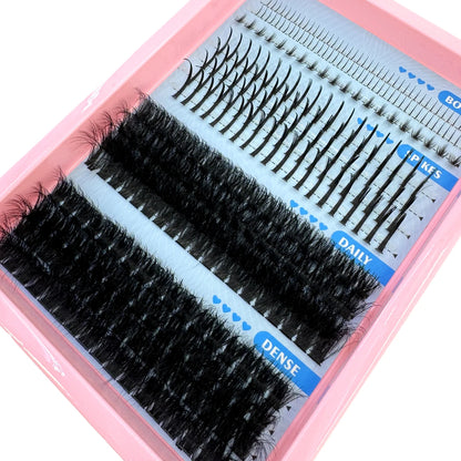 Cils en Grappes Spiky – 15 Pièces