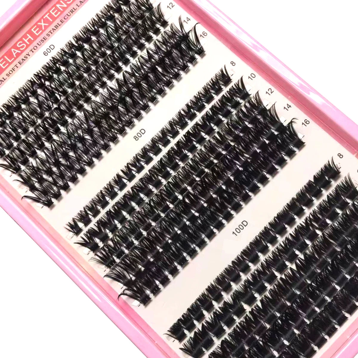 Cils en Grappes Spiky – 15 Pièces