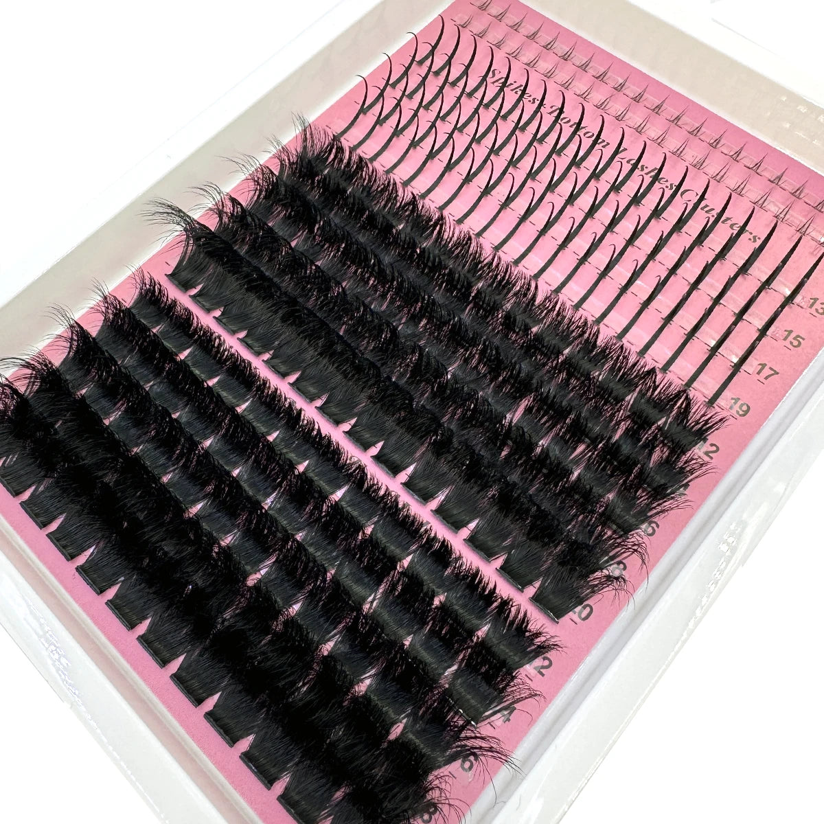 Cils en Grappes Spiky – 15 Pièces
