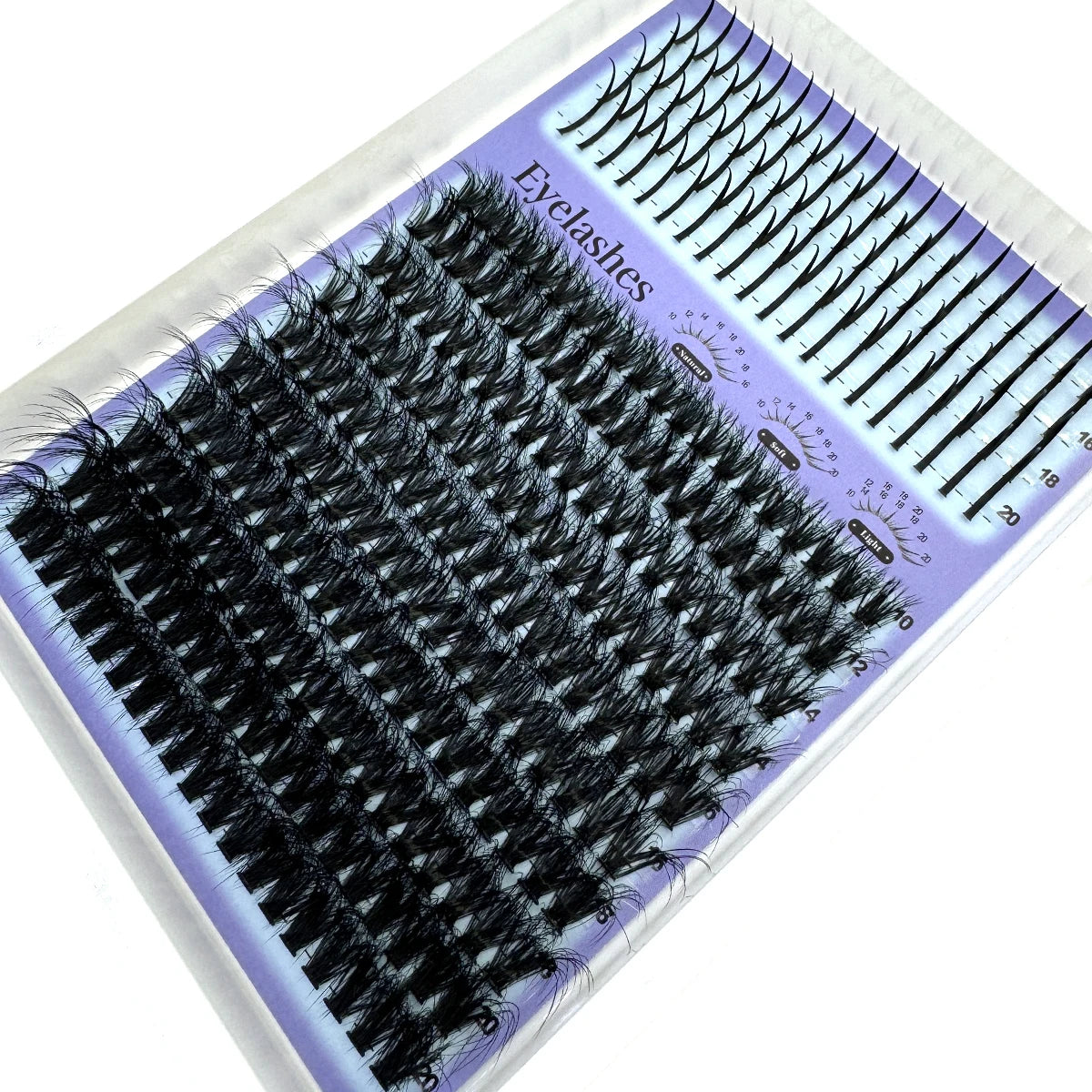 Cils en Grappes Spiky – 15 Pièces