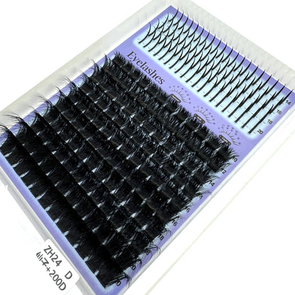 Cils en Grappes Spiky – 15 Pièces