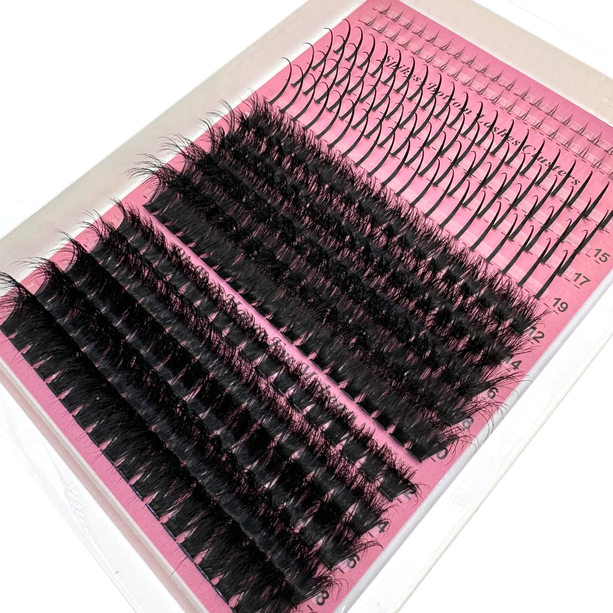 Cils en Grappes Spiky – 15 Pièces