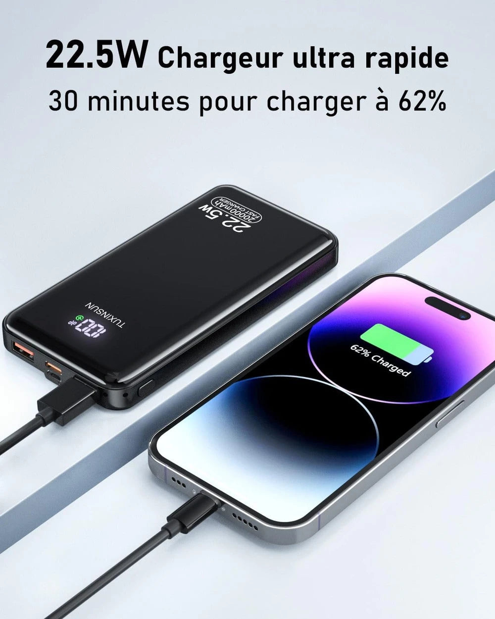 Batterie Externe Portable Charge Rapide